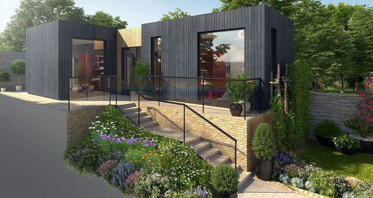 Lungfish Architects Ltd — Crompton Street Garden Suites Visual exterior CGI Lungfish Architects article image
